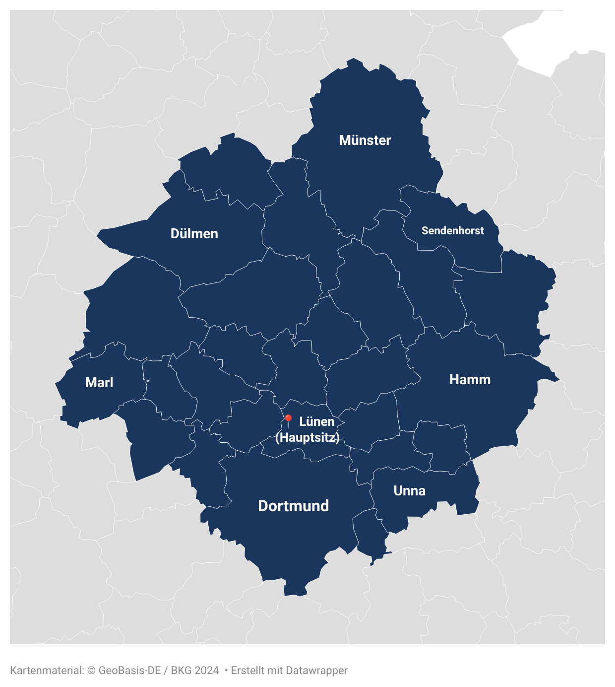 Einsatzgebiet Heimvorteil Deutschland – Lünen, Dortmund, Münster, Hamm und Umgebung